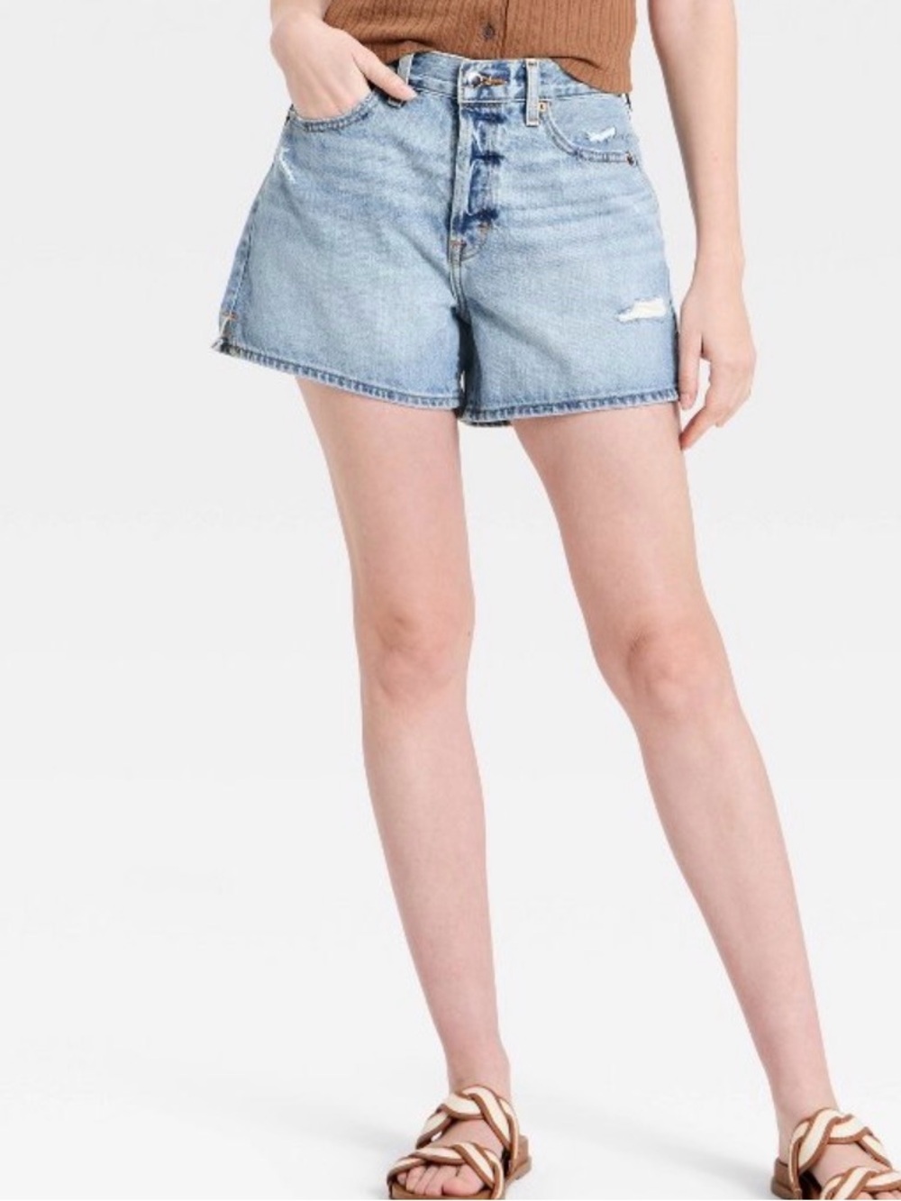 Universal Thread Mid-Rise 90's Baggy Jean Shorts